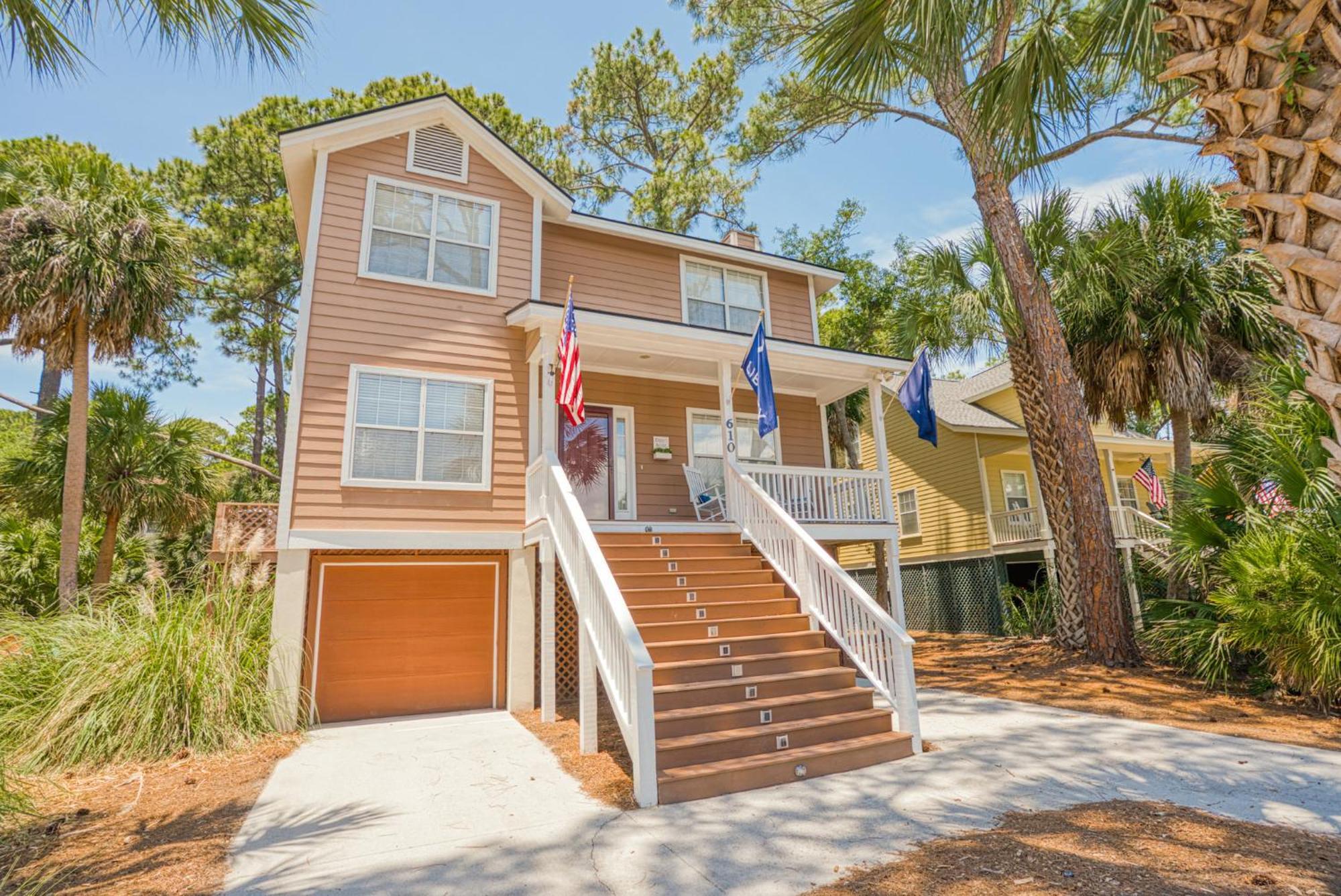 Three Bedrooms - Golf Cart And Amenity Cards Available Fripp Island Екстериор снимка