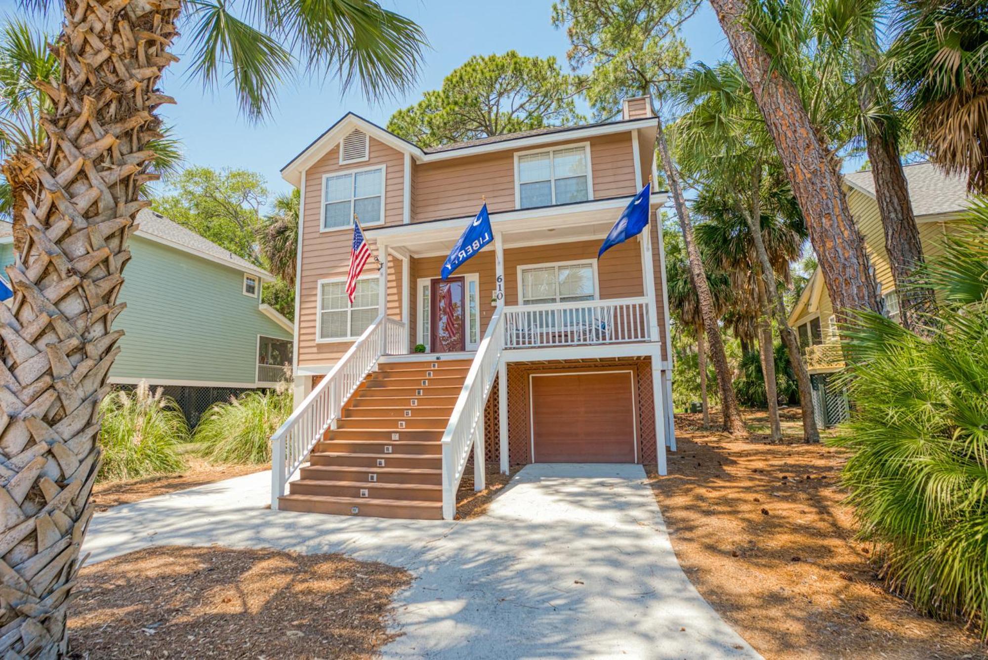 Three Bedrooms - Golf Cart And Amenity Cards Available Fripp Island Екстериор снимка